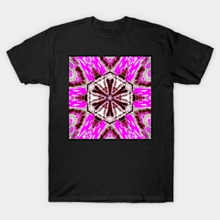 A pink kaleidoscope T-Shirt